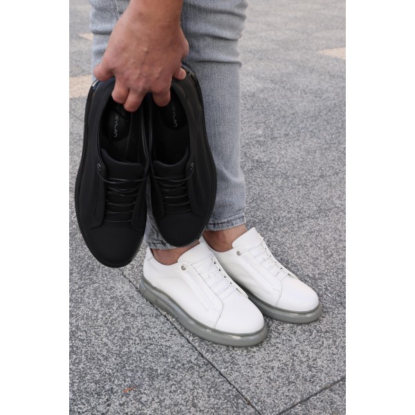 Avni Ceylan Jet White Hakiki Deri Erkek Sneaker Ay...