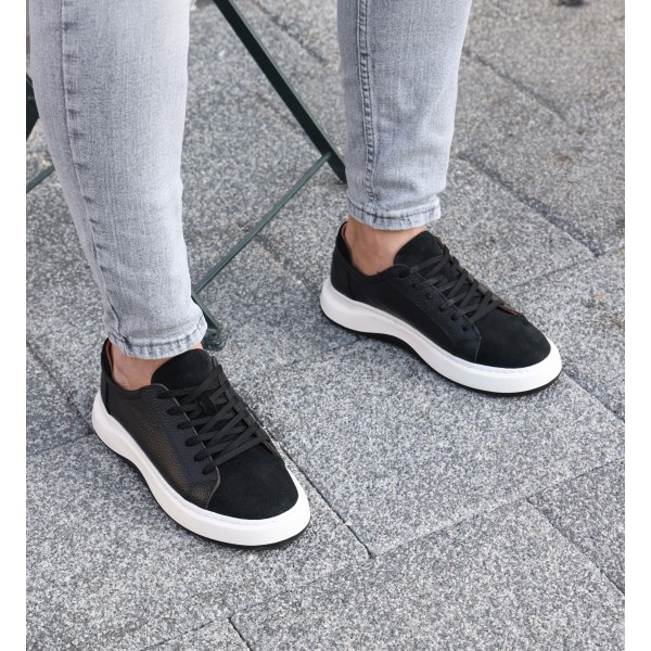 Avni Ceylan Taban Detaylı Erkek Hakiki Deri Sneaker Ayakkabı