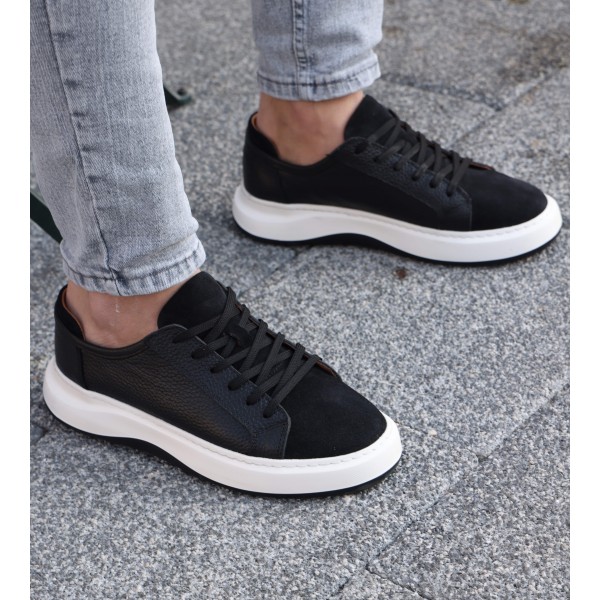 Avni Ceylan Taban Detaylı Erkek Hakiki Deri Sneaker Ayakkabı