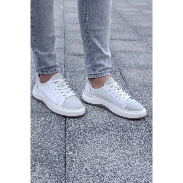 Avni Ceylan Taban Detaylı Erkek Hakiki Deri Sneaker Ayakkabı