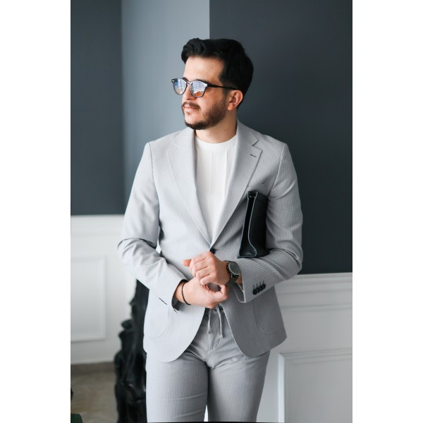 Gofre Kumaş İtalyan Stil Takım Elbise Special Edition