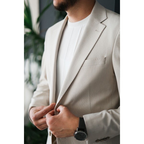 Gofre Kumaş İtalyan Stil Takım Elbise Special Edition