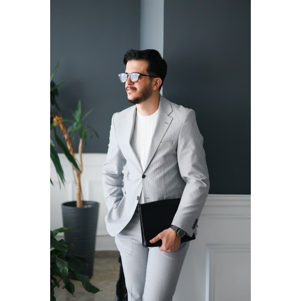 Gofre Kumaş İtalyan Stil Takım Elbise Special Edition