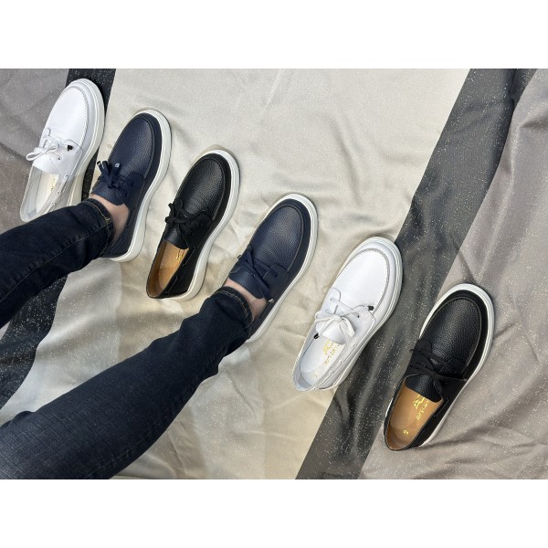 Topuk Dikeni Korumalı Air Tabanlı Hakiki Deri Ba...