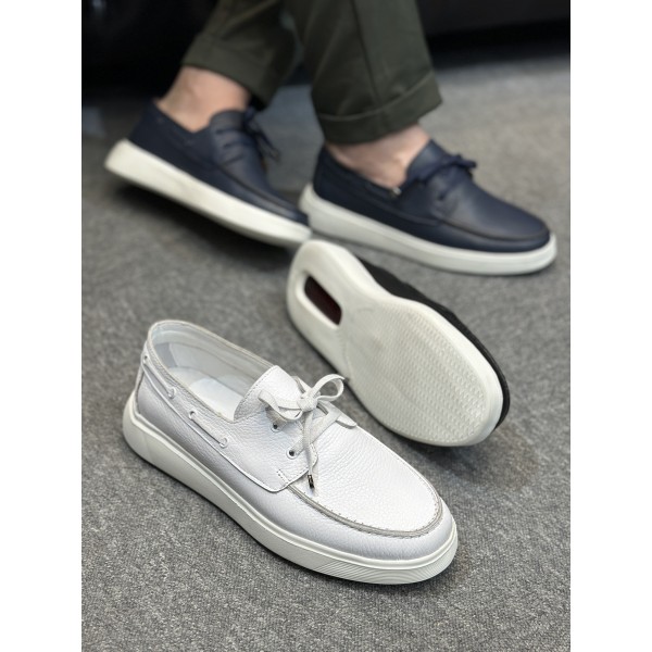 Topuk Dikeni Korumalı Air Tabanlı Hakiki Deri Babet Ayakkabı