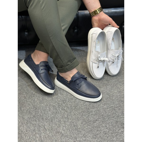 Topuk Dikeni Korumalı Air Tabanlı Hakiki Deri Babet Ayakkabı