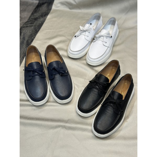 Topuk Dikeni Korumalı Air Tabanlı Hakiki Deri Babet Ayakkabı