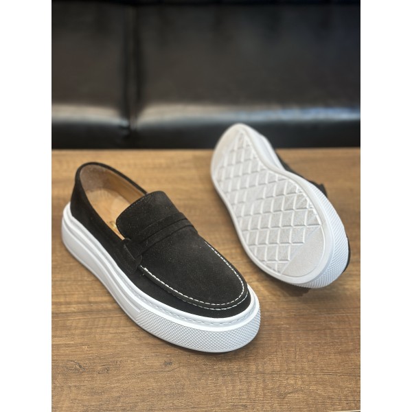 Süet Deri Rahat Babet Ayakkabı