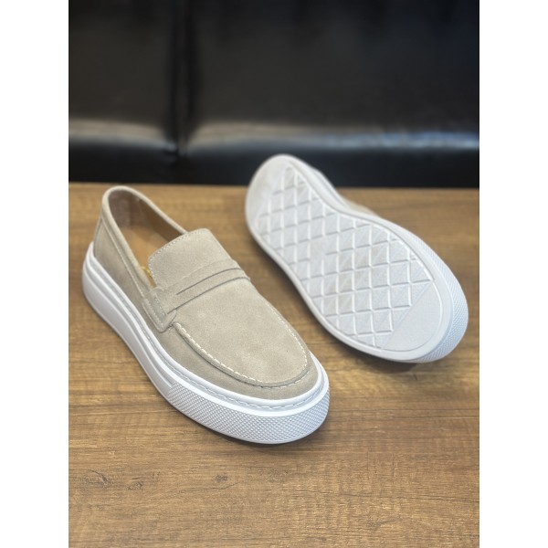 Süet Deri Rahat Babet Ayakkabı