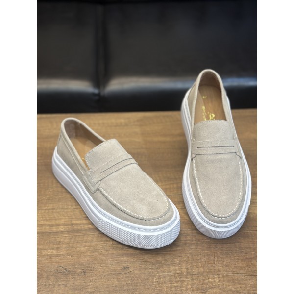 Süet Deri Rahat Babet Ayakkabı