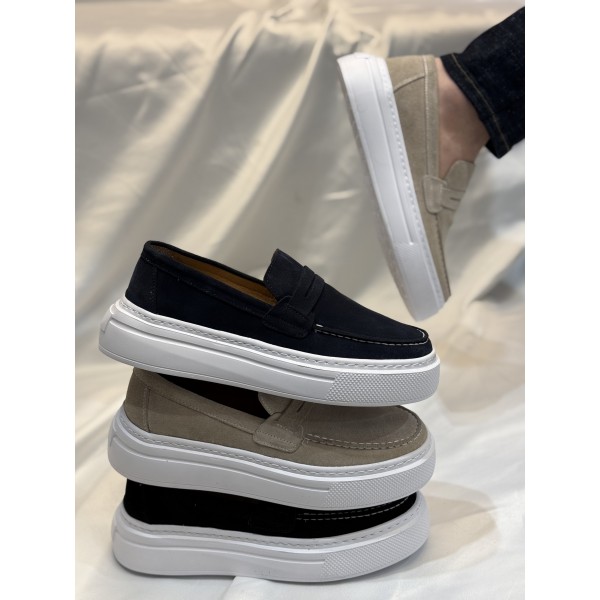 Süet Deri Rahat Babet Ayakkabı