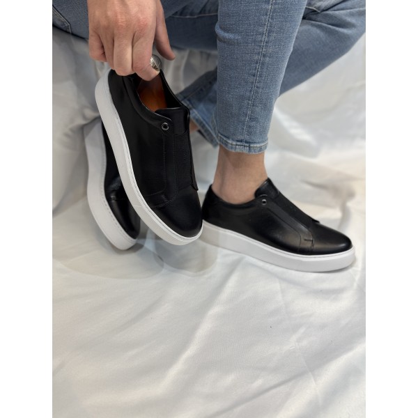 Arvento Slip-On Şık Zarif Bağcıksız Deri Sneaker
