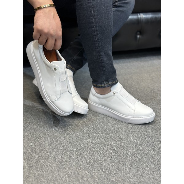 Arvento Slip-On Şık Zarif Bağcıksız Deri Sneaker