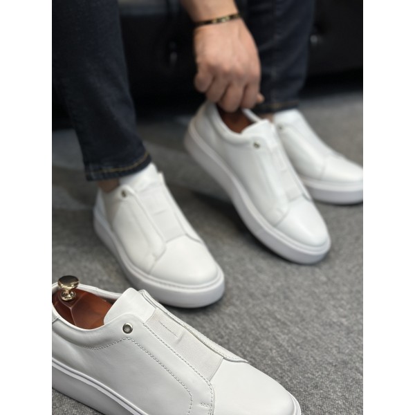 Arvento Slip-On Şık Zarif Bağcıksız Deri Sneaker
