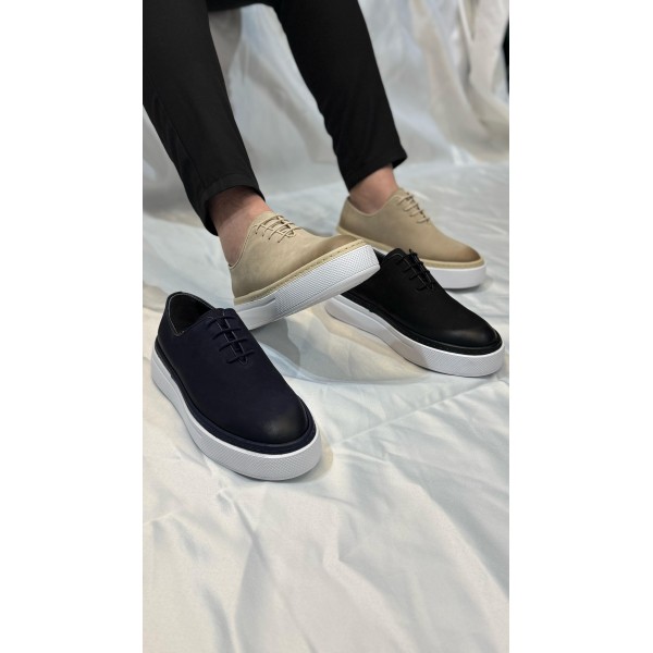 Santino Model Hakiki Nubuk Deri Şık Casual Ayakkabı