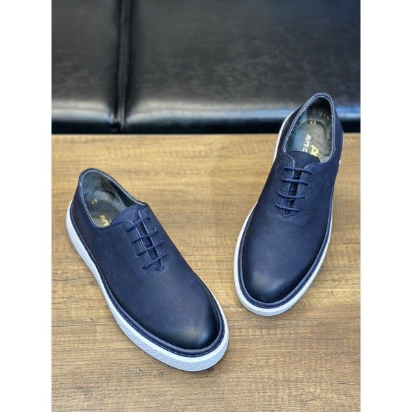 Santino Model Hakiki Nubuk Deri Şık Casual Ayakkabı