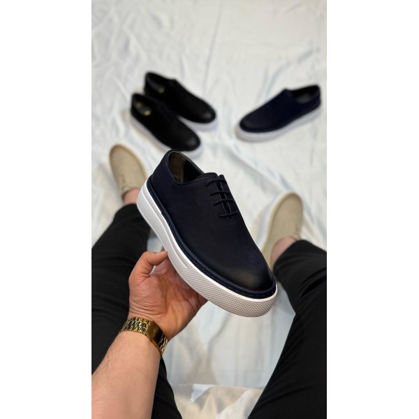 Santino Model Hakiki Nubuk Deri Şık Casual Ayakkabı