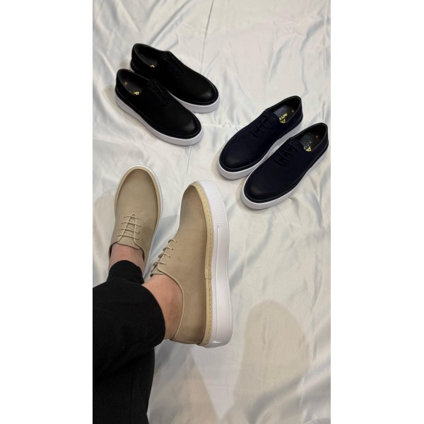 Santino Model Hakiki Nubuk Deri Şık Casual Ayakkabı