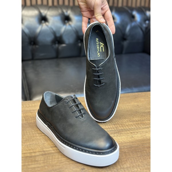 Santino Model Hakiki Nubuk Deri Şık Casual Ayakkabı