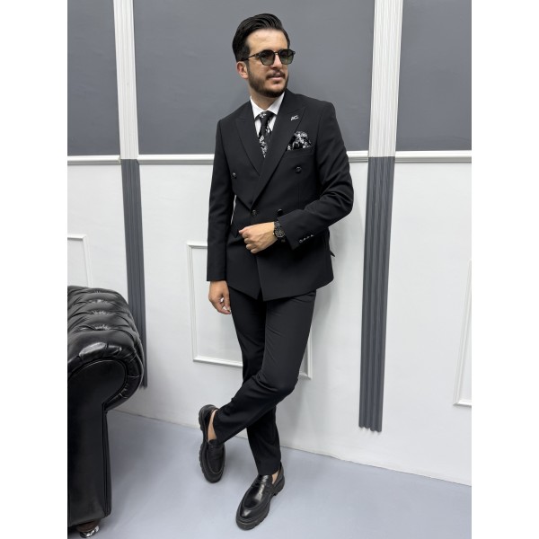 Avni Ceylan Milano Doppio Stil Kruvaze Takım Elbise