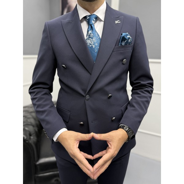 Avni Ceylan Milano Doppio Stil Kruvaze Takım Elbise