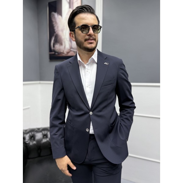 Signature Stil Tek Düğme Kırışmaz Ceket