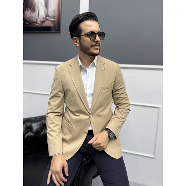 Signature Stil Tek Düğme Kırışmaz Ceket
