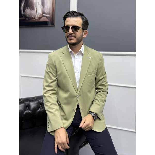 Signature Stil Tek Düğme Kırışmaz Ceket