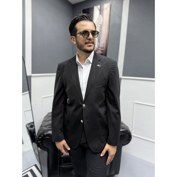 Signature Stil Tek Düğme Kırışmaz Ceket