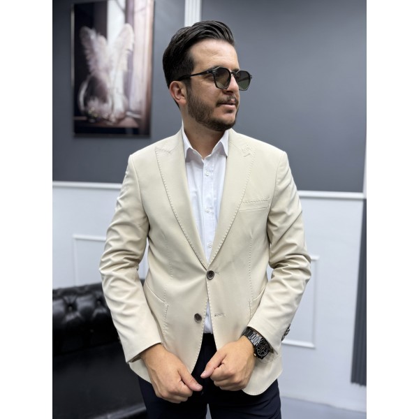 MonoFlex Kırışmaz Kumaş Tek Düğme Erkeke Cek...