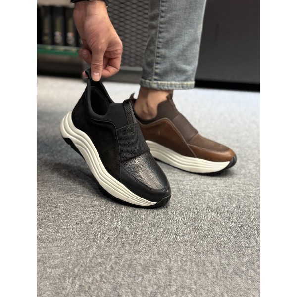 MonoLace Model deri sneaker ayakkabı 