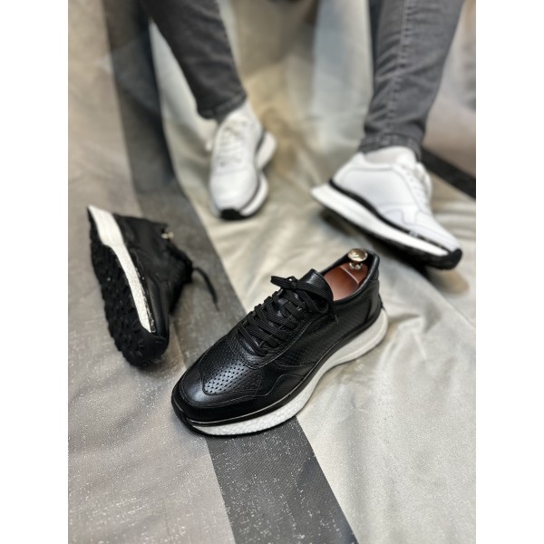 İthal Balon Tabanlı Rahat Deri Ayakkabı