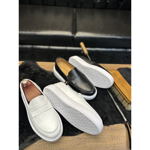 Casual Babet deri ayakkabı 