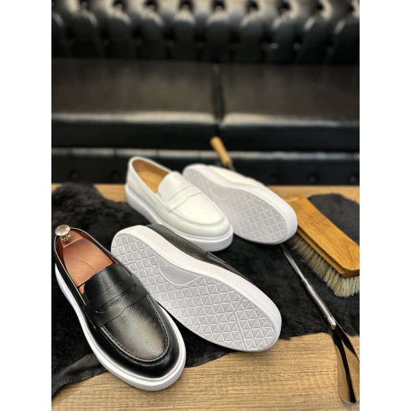 Casual Babet deri ayakkabı 