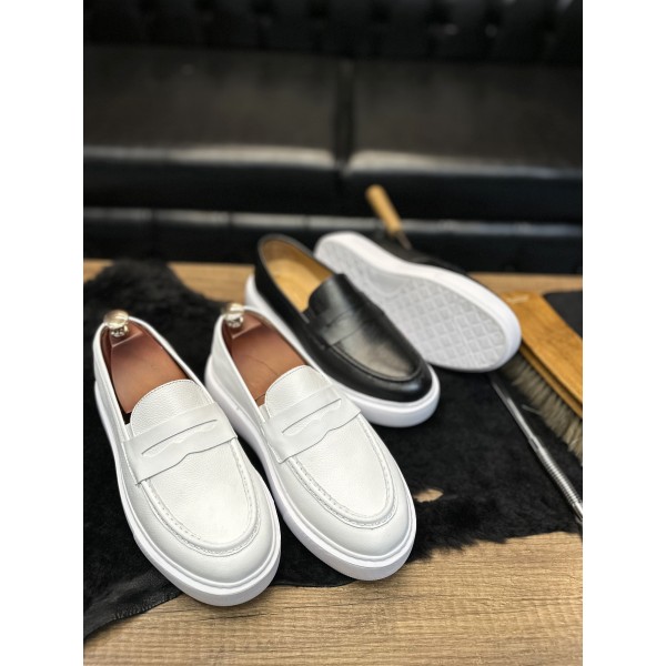 Casual Babet deri ayakkabı 