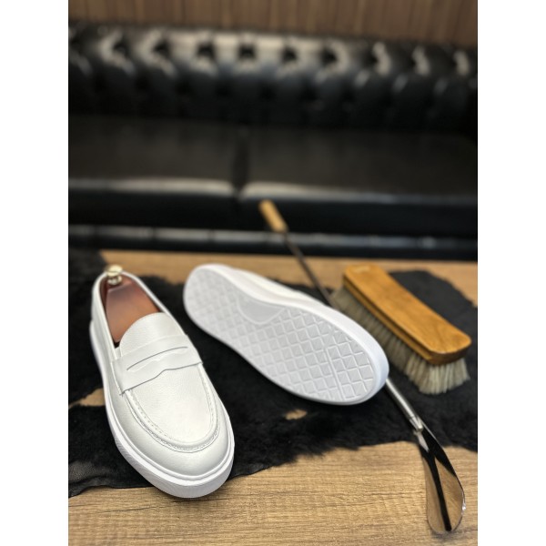 Casual Babet deri ayakkabı 