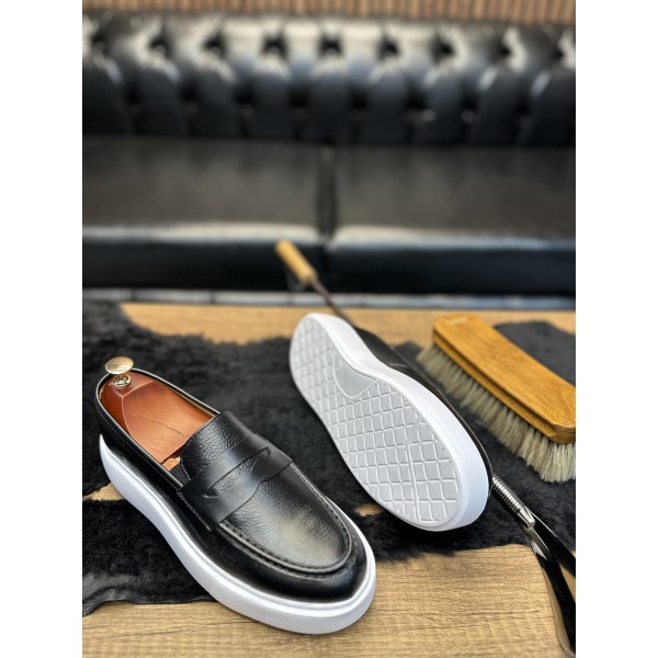 Casual Babet deri ayakkabı 