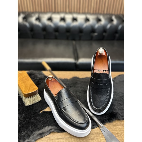 Casual Babet deri ayakkabı 