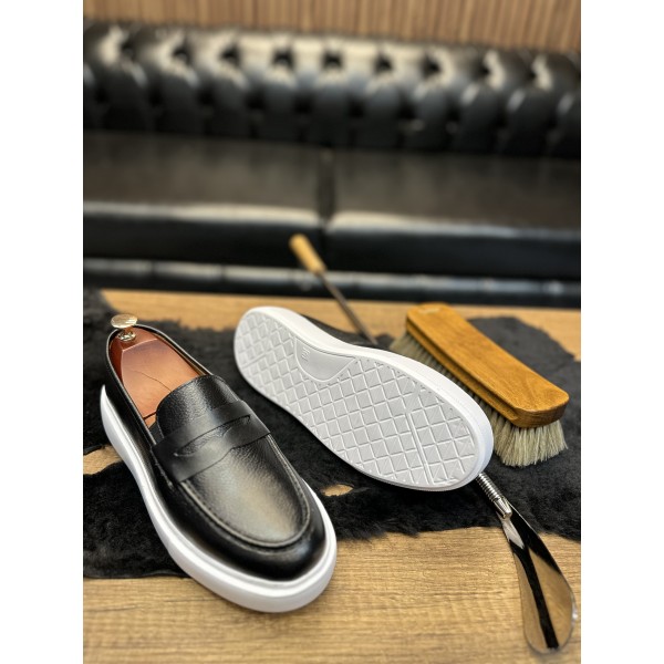 Casual Babet deri ayakkabı 