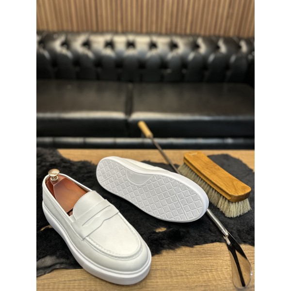 Casual Babet deri ayakkabı 