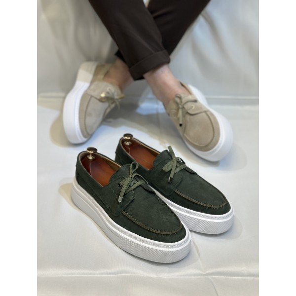 Bağcık Detaylı babet ayakkabı 