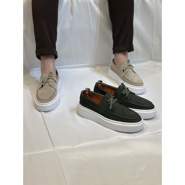 Bağcık Detaylı babet ayakkabı 