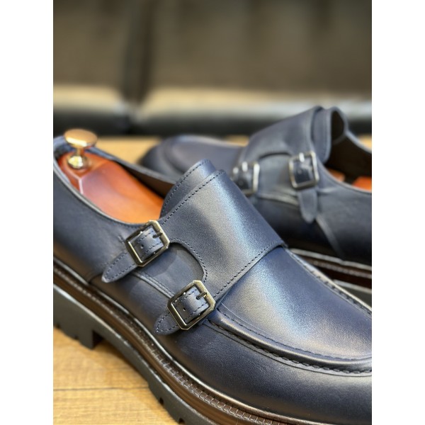 Toka Detaylı Deri Klasik Ayakkabı 