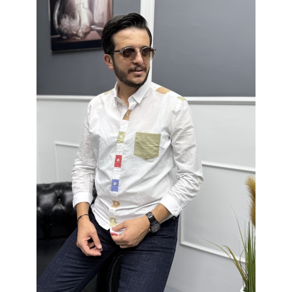PatchMode Parçalı Erkek Gömlek