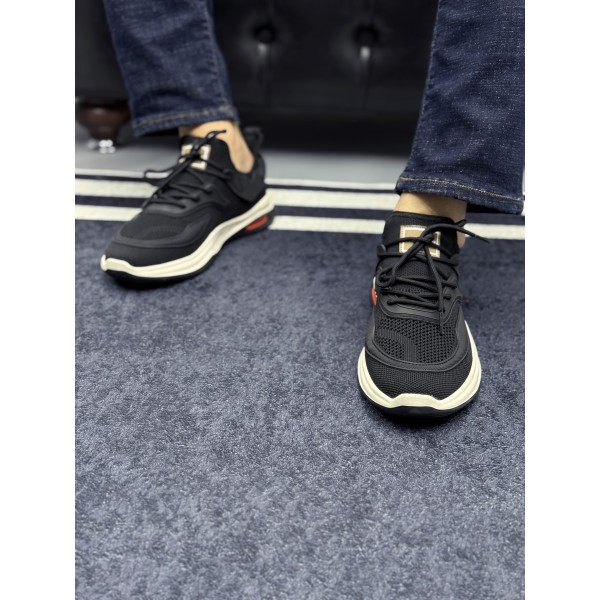 Siyah Erkek Rahat Triko Ayakkabı