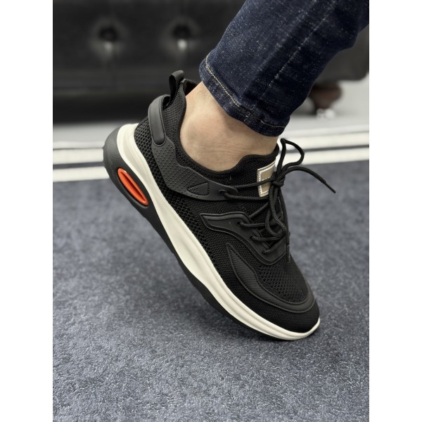 Siyah Erkek Rahat Triko Ayakkabı