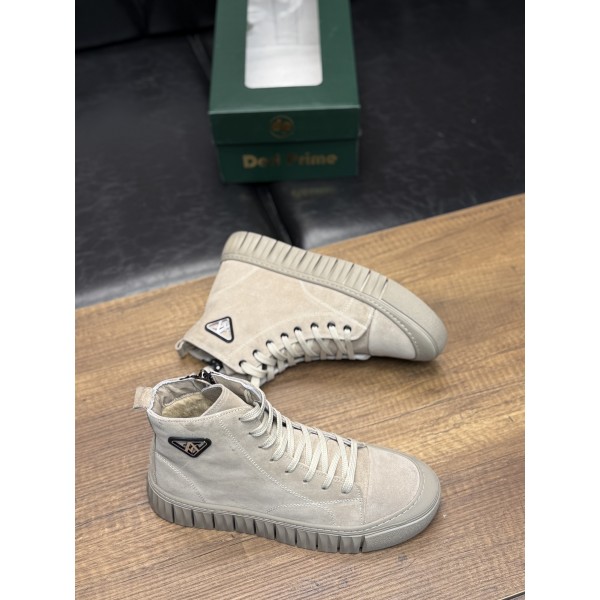 İçi Kürklü Fermuarlı Deri Bot