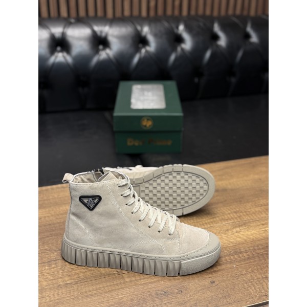 İçi Kürklü Fermuarlı Deri Bot