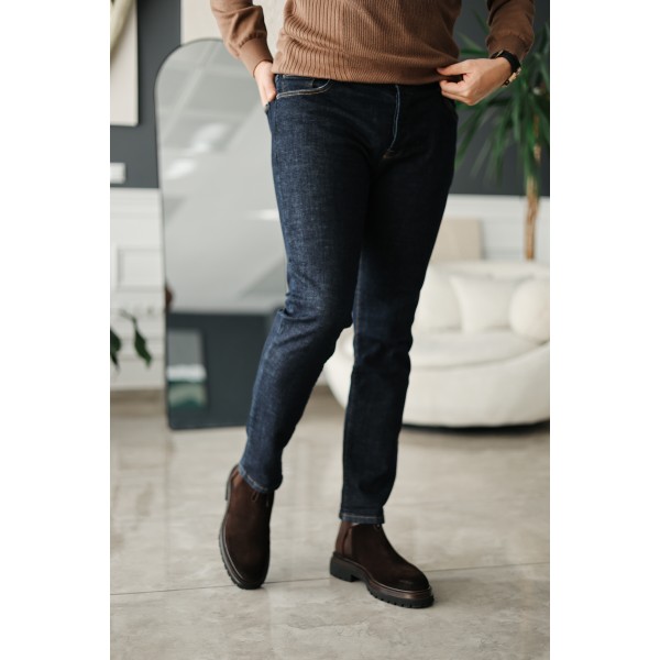 Bağcıklı Hakiki Deri Postal Bot