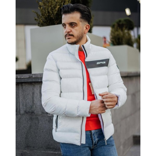 Erkek Dolgulu Şişme Mont Modern Kesim Soğuk Hav...